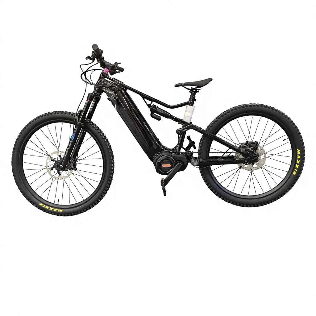 2026 Markhor Rocket EMTB Frame Kit Bafang M510 M560 Motor 48V 17.5AH 840WH Battery DPC030 Aluminium Alloy Full Suspension Frame view 5