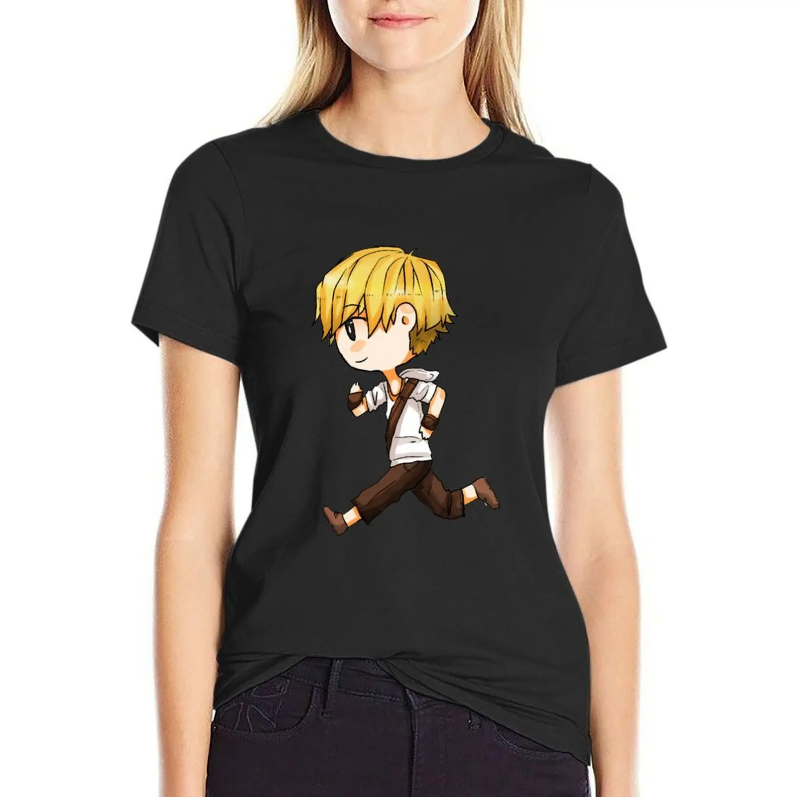 

Newt T-Shirt oversized Female clothing anime clothes animal print shirt for girls white t-shirt dress for Women sexy
