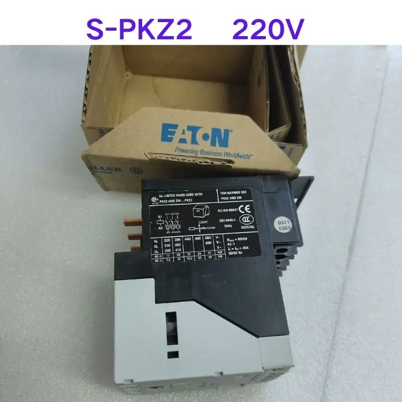 New  S-PKZ2 220V motor contactor  Fast Shipping