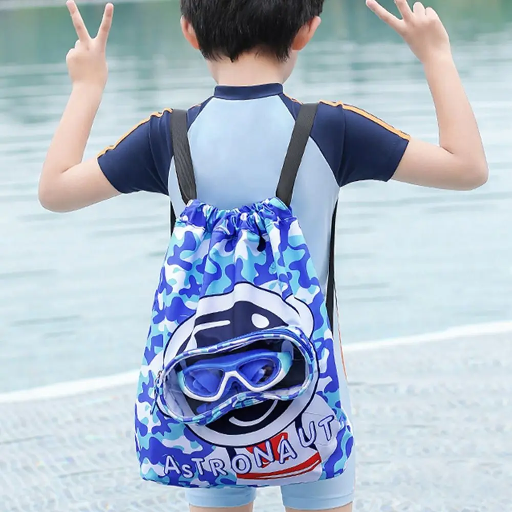 Travel Fitness for Sport Beach Bag Children Swimming Bag Dry Wet Separation Swim Backpack Kid Swim Bag Drawstring Adjustable