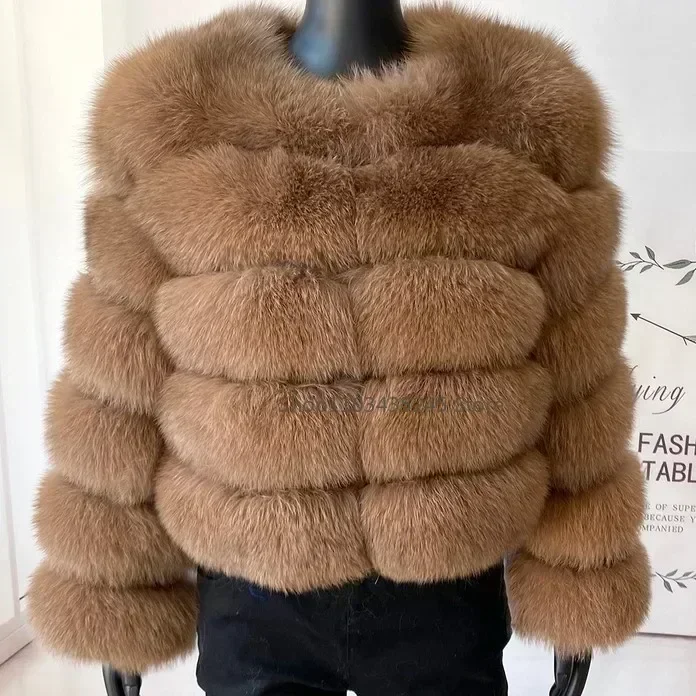 Women\'s Fashion faux fur coat super hot Autumn Winter women short Faux fox fur fluffy jacket high quality 5xl Ladies furry coats