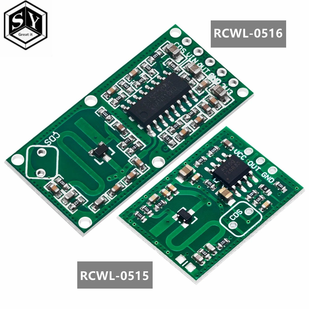 1PCS/5PCS RCWL-0516 RCWL-0515 microwave radar sensor module Human body induction switch module Intelligent sensor