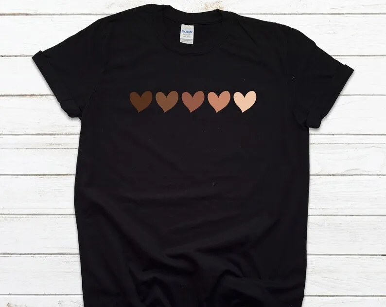 Black Lives Matter T-Shirt, Say No To Discrimination Racism, Anti Racism Top, Slogan Tee Shirt, Equal Rights Shirt