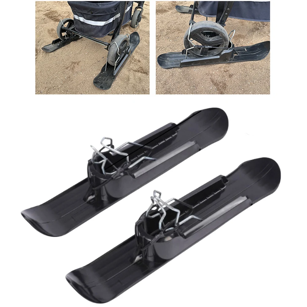 

For Scooters For Bicycles Multi-terrain Sled Snow Sledge Board Winter Activities Versatile Wheel Compatibility