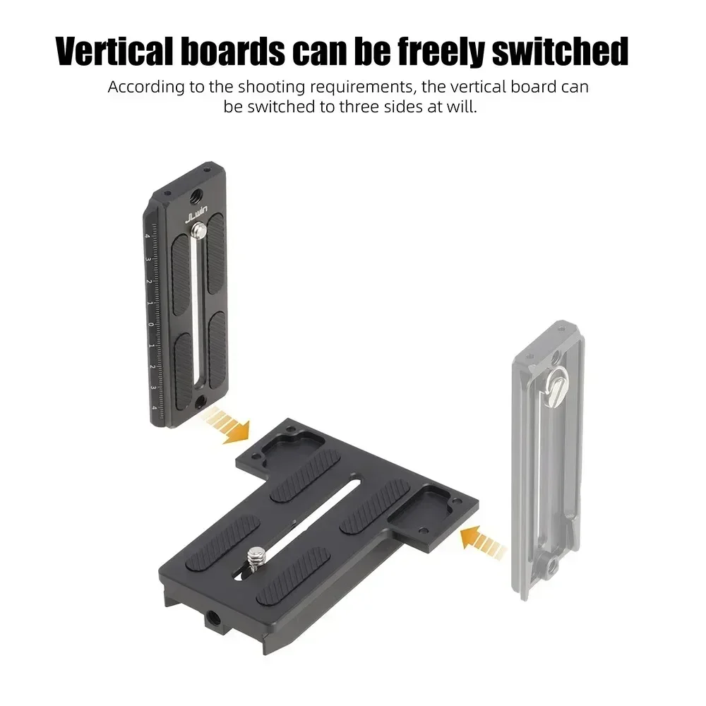 Quick Release L Plate Camera Stabilizer Vertical Shooting Board For Zhiyun Stabilizer PTZ L-shaped Gimbal Video Accessorie