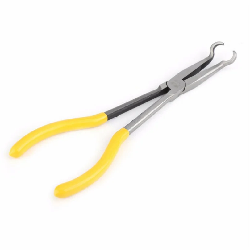 Cable Spark Plug Clamp O-shape Removal Plier Steel Car Repair Tool 280mm Long