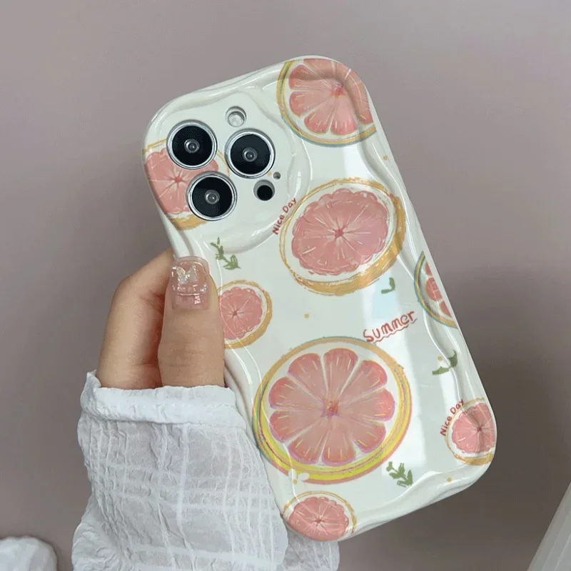 레몬 수박 케이스 OPPO A5 A3 Pro A60 A17 A36 A52 A53 A32 A3X A15 A35 A16 A57 A31 A9 2020 A5S A54 A55 A57 Reno 6 5 Lite 용