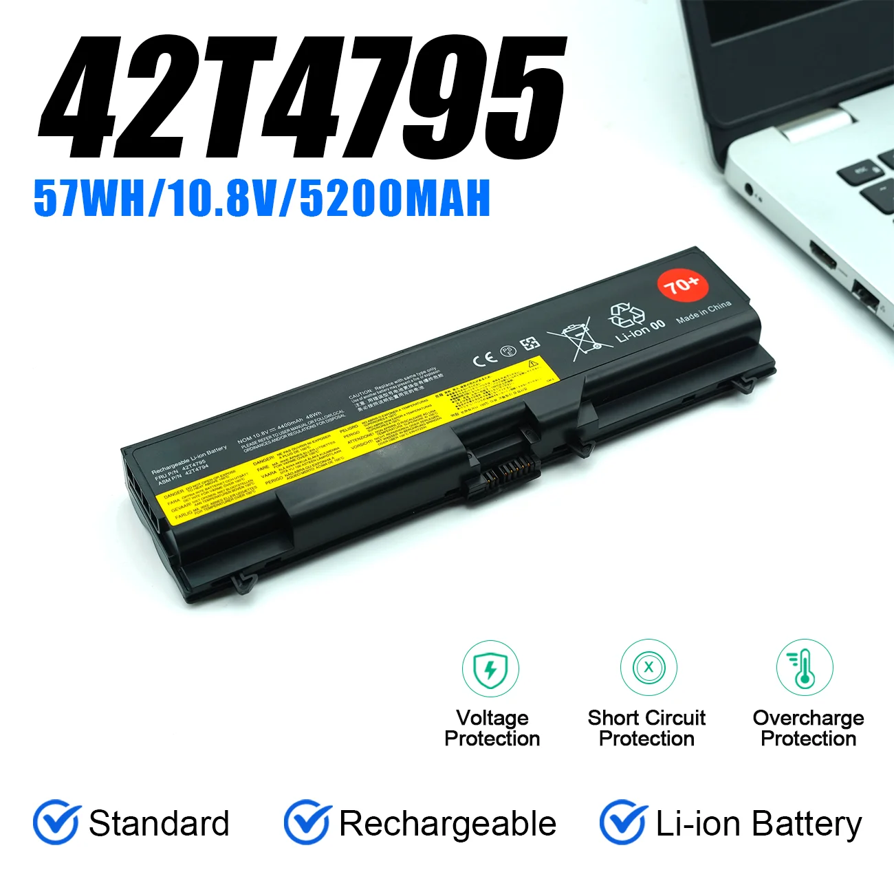 45N1001 batería del ordenador portátil para Lenovo ThinkPad T430i T530 T530i T430 W530 W530i L430 SL430 0A36302 0A36303 45N1006 45N1007 42N1000