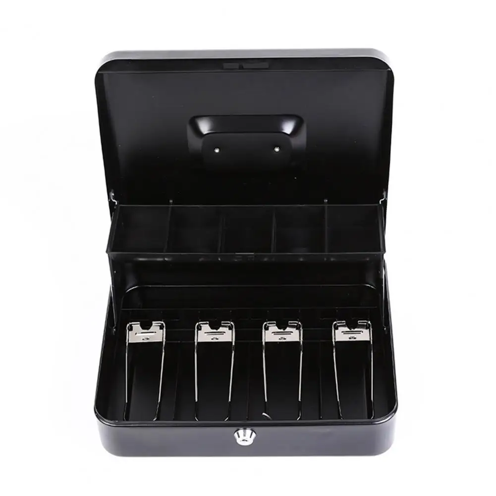 

Сверхмощный ящик для наличных денег, безопасный металлический ящик для кассы с Механизмом Блокировки, многофункциональные ящики для монет, Небьющийся