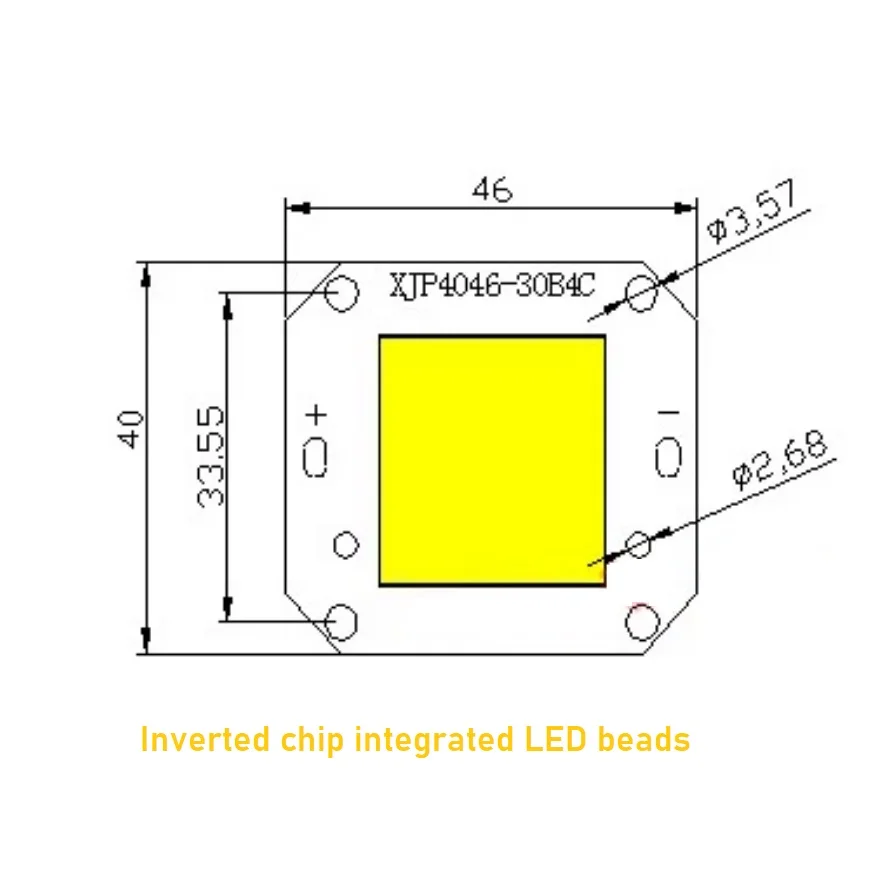 Projector LED Light Source Bulb 12V 10W White Lighting Brightness Lamp DIY Repair Fix Projection Parts