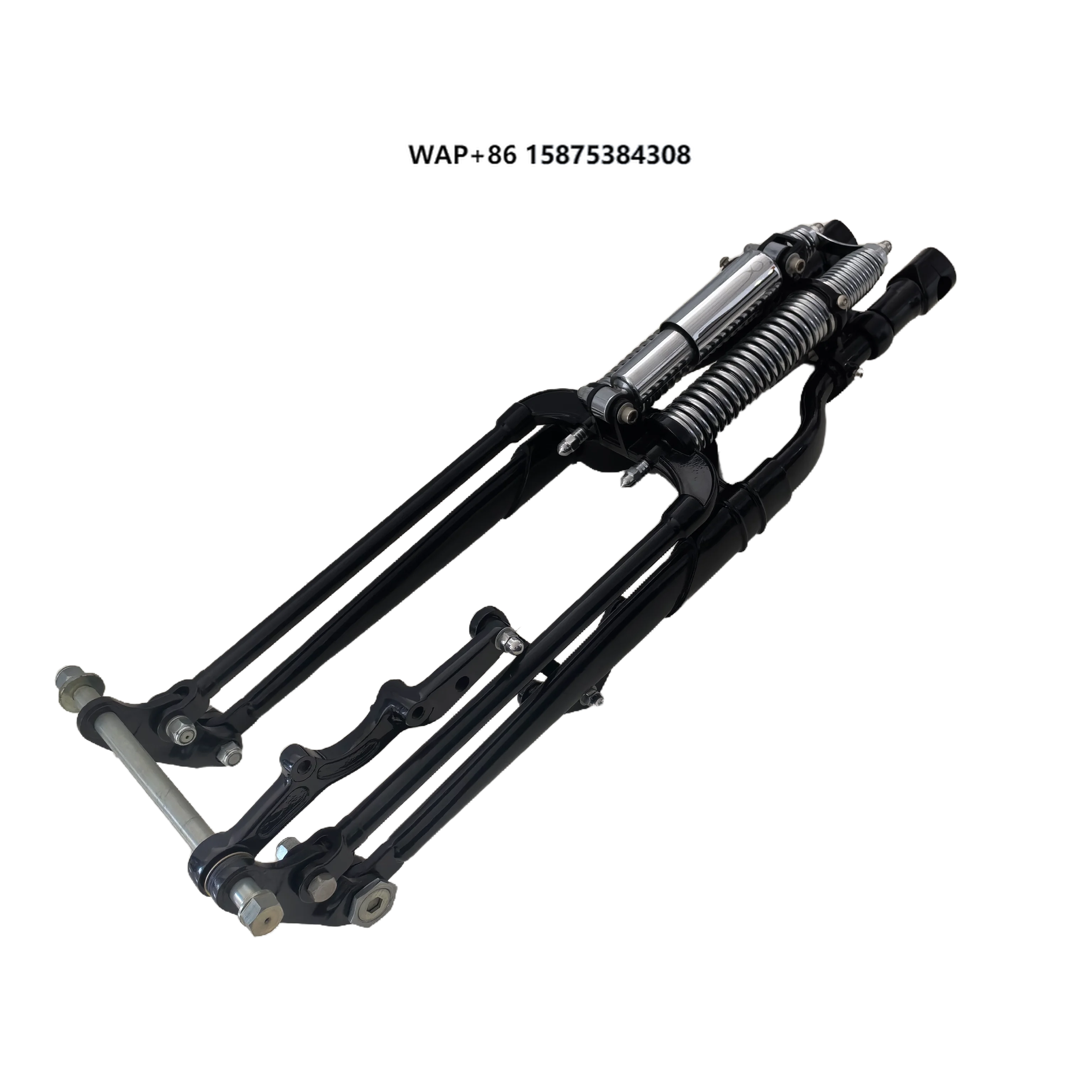 

Custom Vintage Springer Front Ends Chrome Accessories for Front Fork End on Choppers Body Systems for Motorcycles