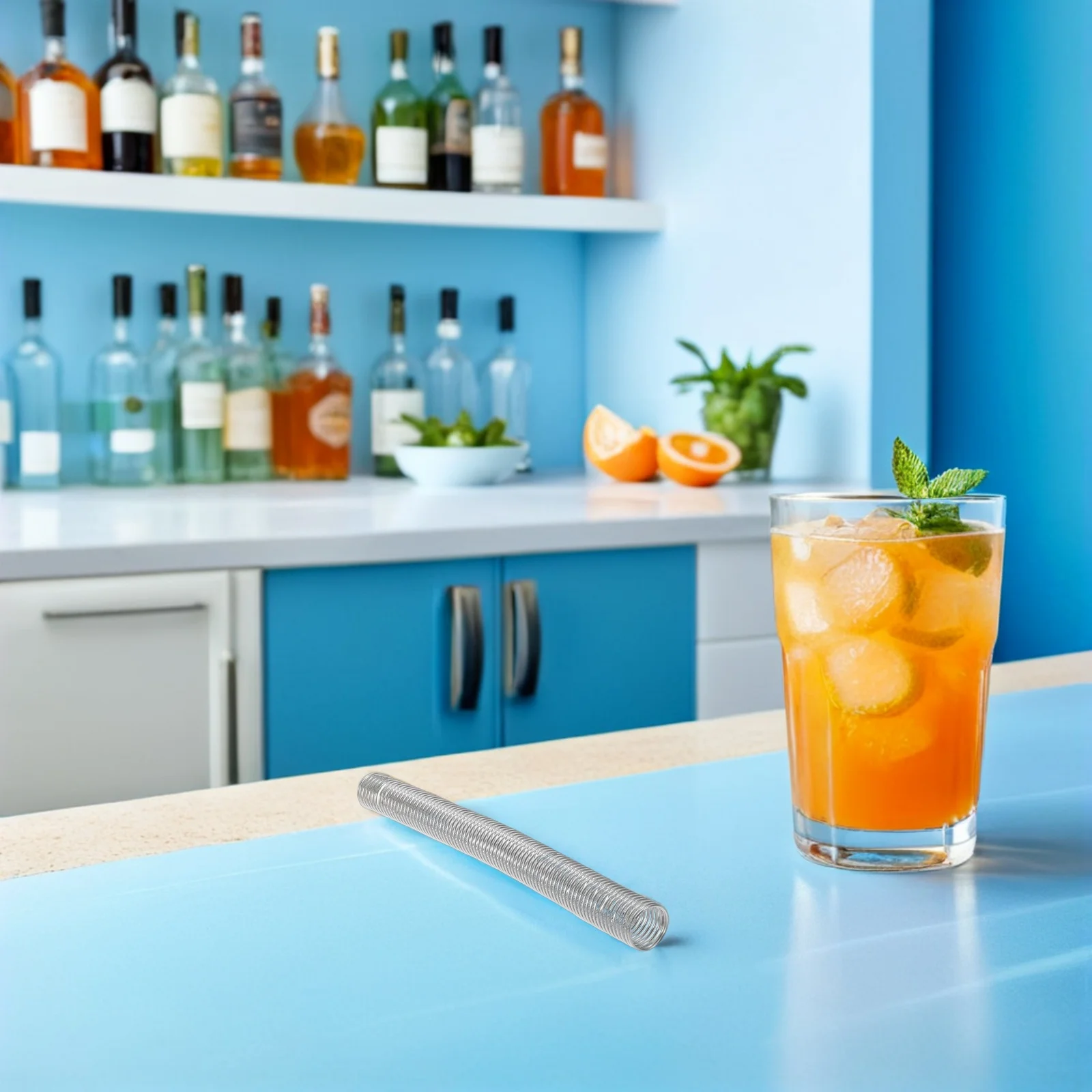 

Cocktail Strainer Spring Stainless Steel Bartending Tool Replacement for Bar Drink Strainer Smooth Egg White Frothing Whiskey