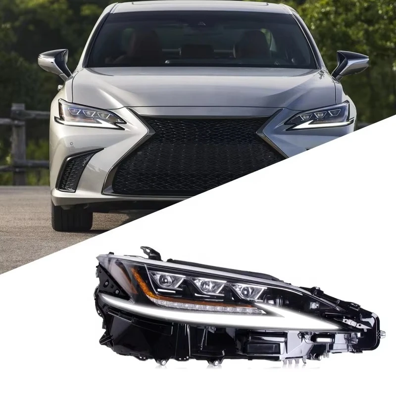 Full Triple Beams ES350 LED Car Light 2018-2021 Headlamp for  ES450 LED Headlight Assembly