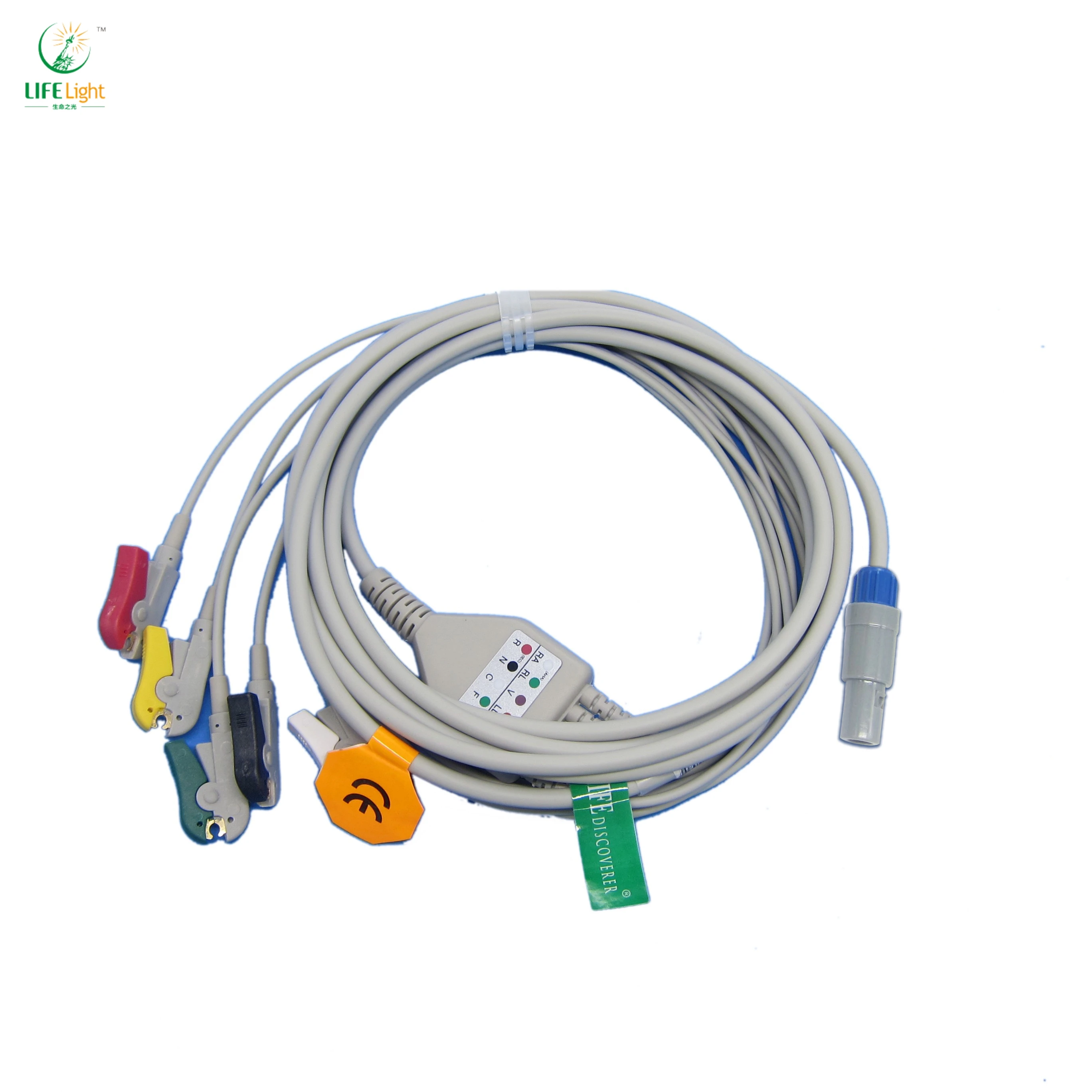 

Совместим с CHINA C * REATIVE 6-контактный монитор для пациентов, провод 3/5 с зажимом/защелкой, кабель ЭКГ ЭКГ, рабочая станция для мониторинга данных ЭКГ