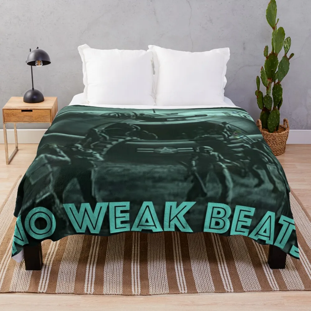 

UFOs offer NO WEAK BEATS Throw Blanket Plush Furry Decorative Sofas Blankets