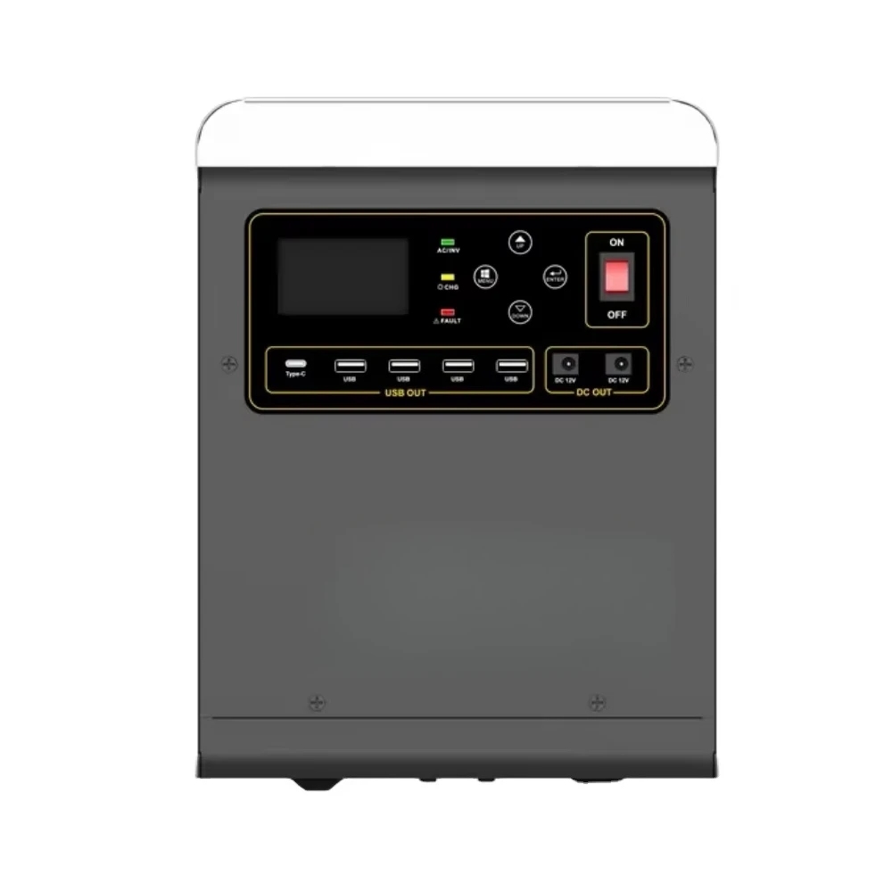 محطة طاقة شمسية محمولة بقدرة 1 كيلو وات مع وحدة تحكم شحن لاسلكية لبطارية LifePO4 بقدرة 1 كيلو وات #3