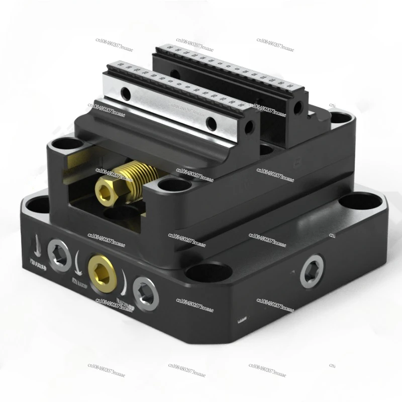 4-5 Axis Fixture Self-centering Vise Positive Paired with Zero Point Quick Change Four Axis L-block Bridge Board DJ-6080H-R