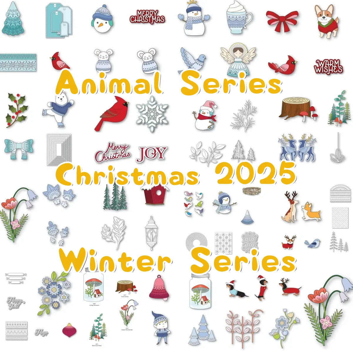 

Animal Collection Metal Cutting Dies for DIY Decorating Scrapbook Paper Card Album Embossing Craft Die Supplies 2025 Christmas