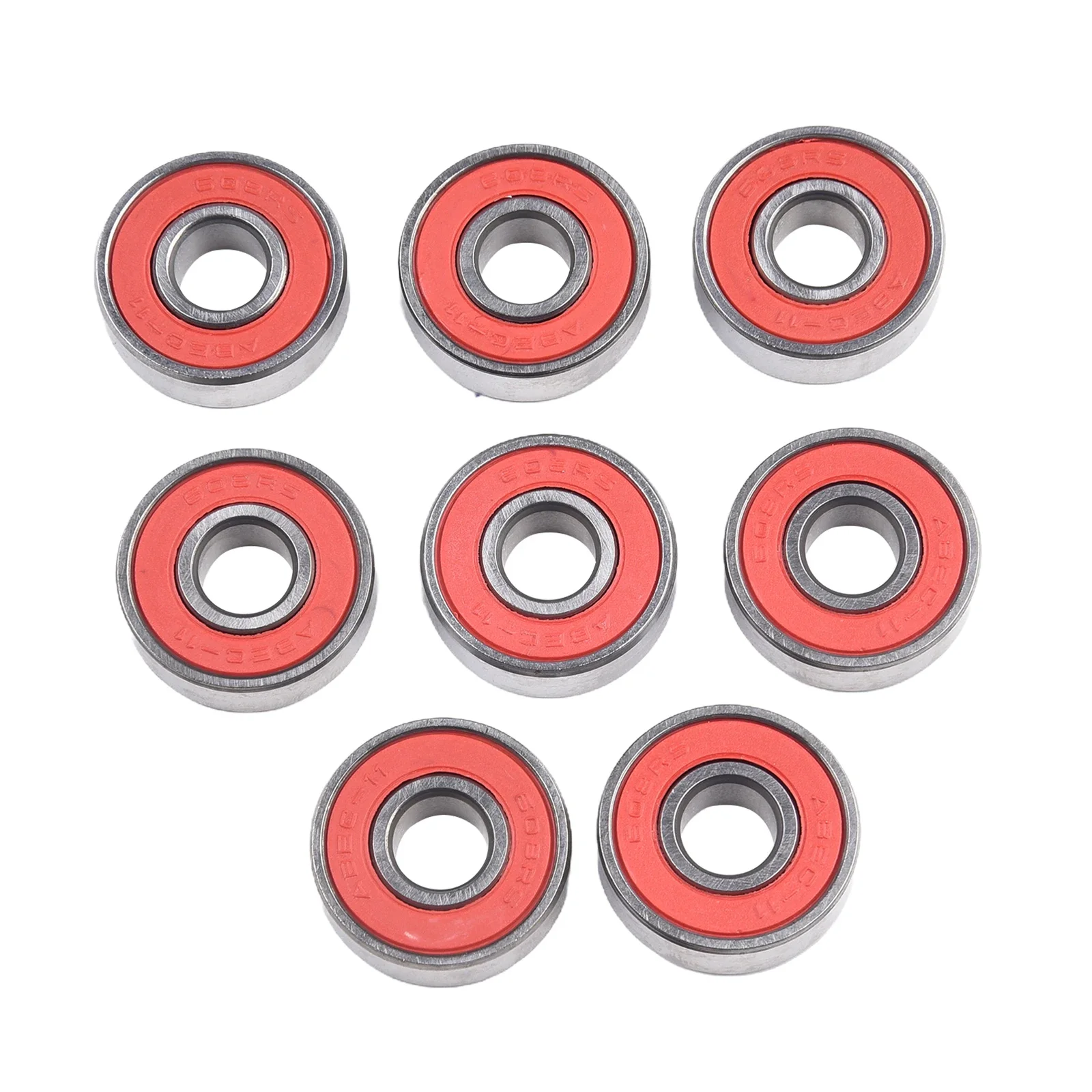 8pcs ABEC-11 Roller Skate Wheel Bearings High Speed Skateboard Scooter Bearing High Temperature Bearing Steel Skateboard Parts