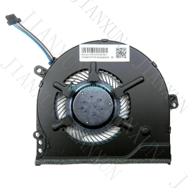 A+New For HP Pavilion 15-CC700/708TX/715TX CPU Fan NFB80A05H-003 927918-001 4‑Pin DC5V