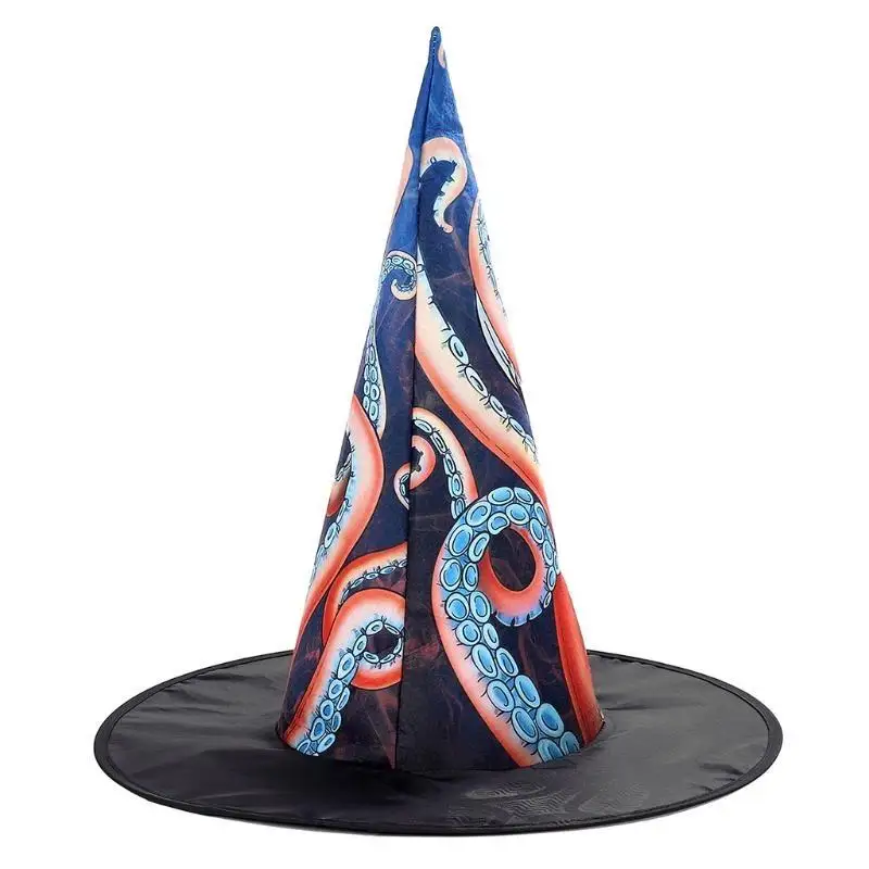 R1we polvo crânio cone bruxa chapéu presentes halloween moderno cosplay festa orname