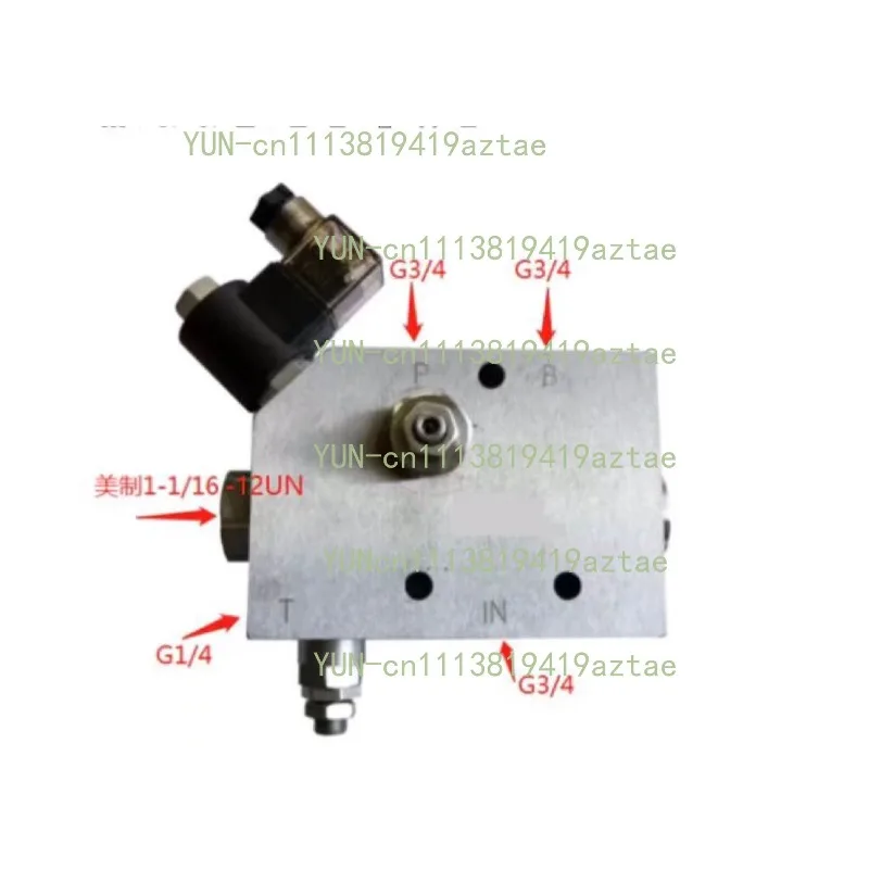Hydraulic Breaker Reversing Valve, Solenoid Valve, Relief Valve & Pipeline Kit, Complete Spare Parts