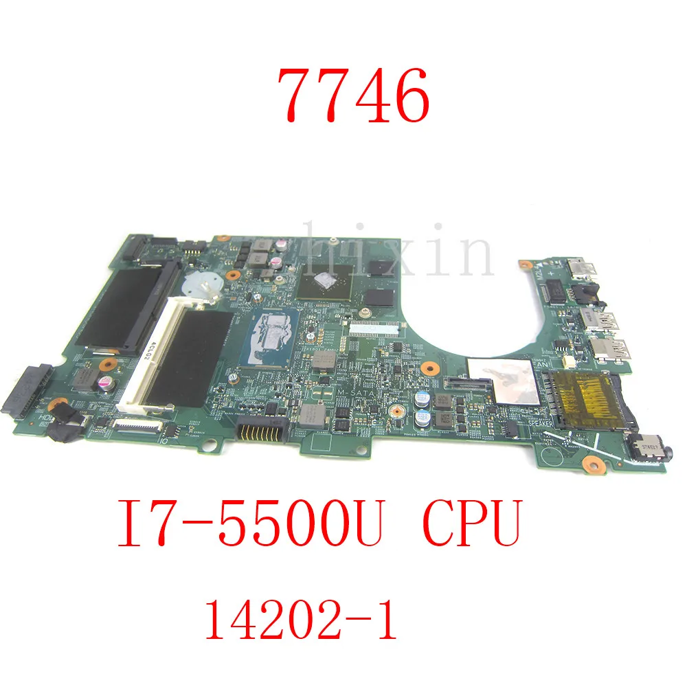 yourui For DELL Inspiron 7746 Laptop Motherboard SR23W i7-5500U N15S-GX1-B-A2 DDR3 14202-1 CN-0FR6H6 0FR6H6 Notebook Mainboard