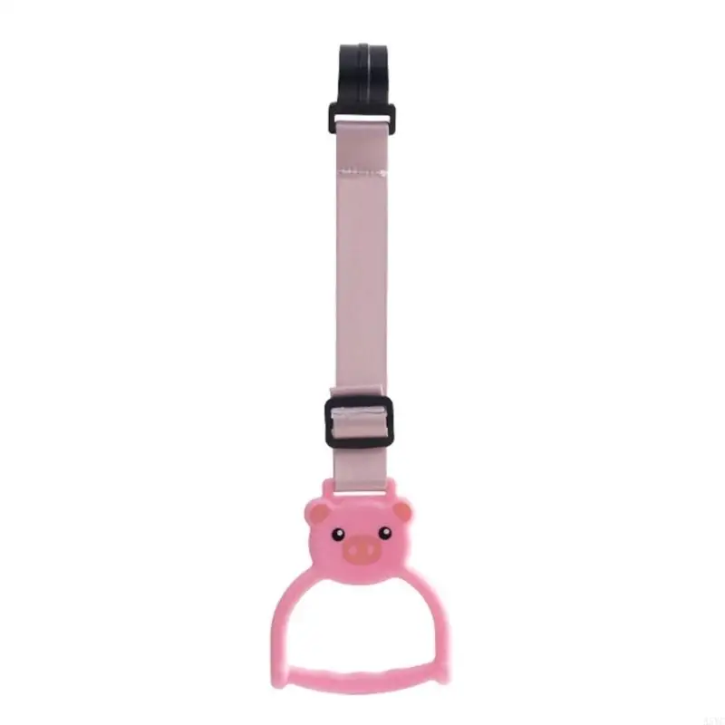 A5YC Baby Bed Walking Assistant Hanging Grips Playpen Pulling Standing Up Rings Easy Install Infant Toddler Crib Pull Up Rings