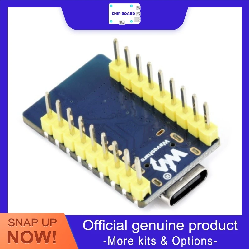 Waveshare ESP32-C5 Mini Wireless Board, ESP32-C5 RISC-V Chip, WiFi6 Dual Band Bluetooth 5