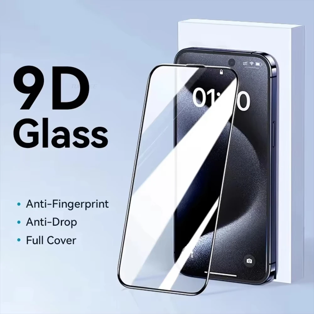 

Tempered Glass For iPhone 17 Pro Max HD Screen Protector iPhone 17 Air 16 16e 15 14 13 12 11 Pro Max 7 8 Plus SE XS Max XR Glass
