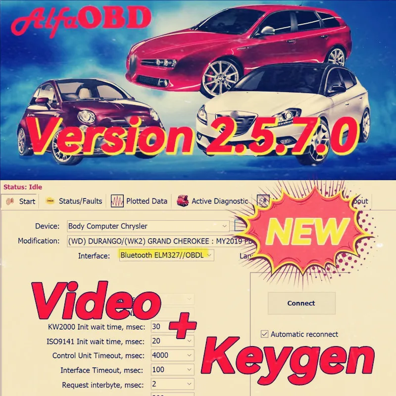 

Car Diagnosis AlfaOBD 2.5.7.0+2.5.6.0 Automotive Tool ECU Coding Key Programming Tool auto repair mechanic For fiat/jeep