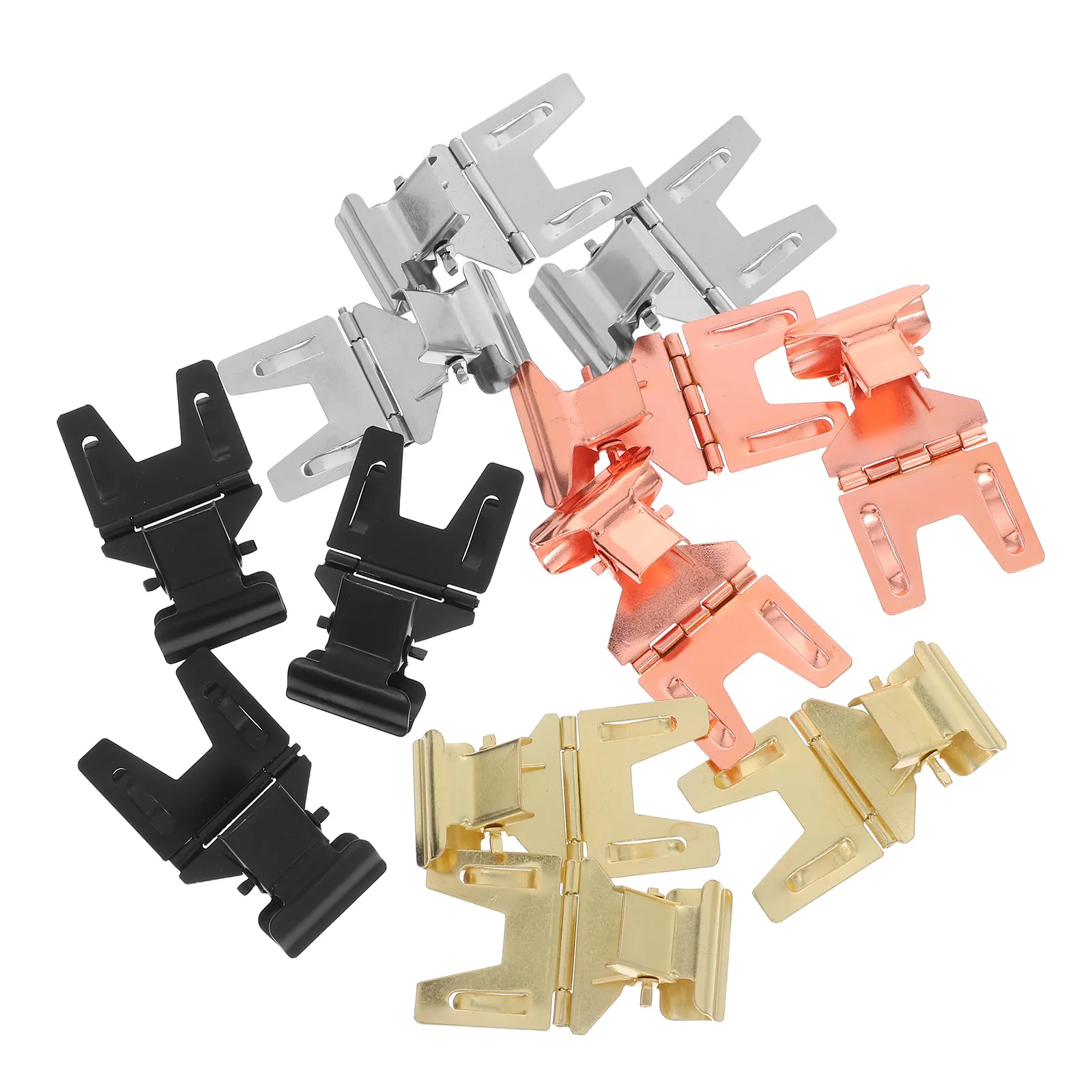 

12 шт. металлических зажимов для этикеток, сверхпрочные поворотные держатели для ценников, держатели для карточек на полках, зажимы для рекламных табличек