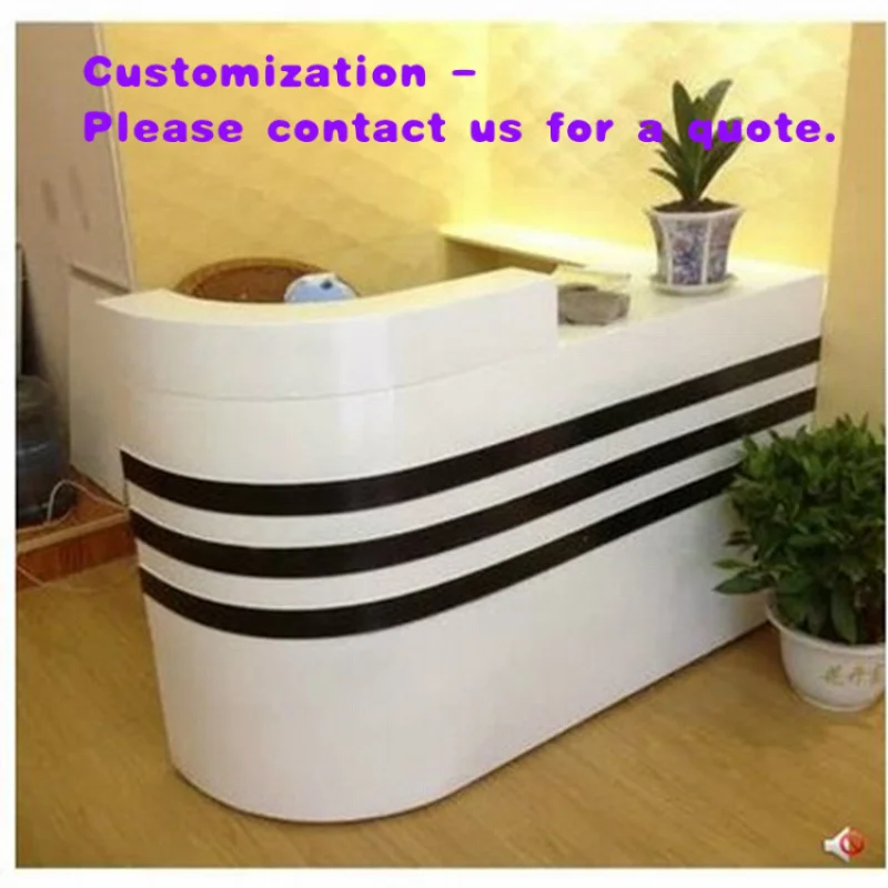 

custom.Yicheng Beauty Reception Counter Company Reception Desk Hospital Consultation Counter with Cheap Price
