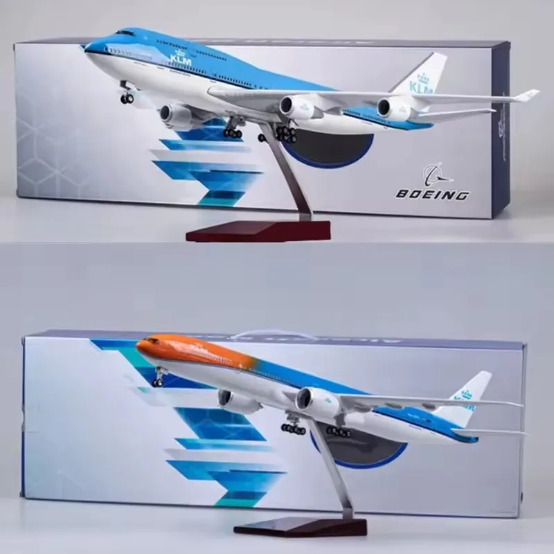 2025 New 1/157 Scale Boeing B777/B747 Aircraft KLM Air Airlines Model Diecast Resin Plane Airplane Collection Display Gifts Toys