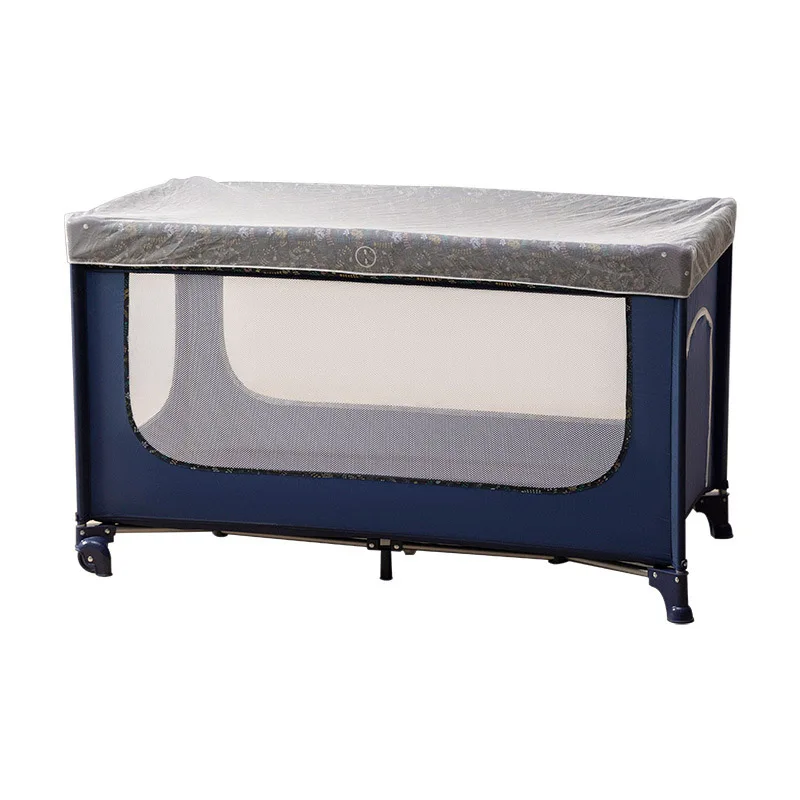 

Детские манежи, портативная многофункциональная кроватка, простая сборка, складные металлические манежи, современный дизайн для спальни, в помещении и на открытом воздухе