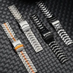22mm Stainless Steel Band For Garmin Vivoactive 4 Venu 3 2 Forerunner 745 965 255 265Music Metal Strap Xiaomi Watch S3 S2 S1 Pro
