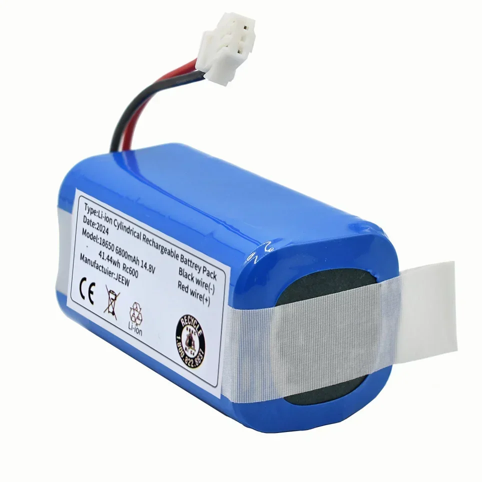 4S1P 14.4V 6800mAh INR18650 battery/suitable for DEXP MMB-300 X500 X520 X600 Mamibot EXVAC660 EXVAC880 robot vacuum cleaner