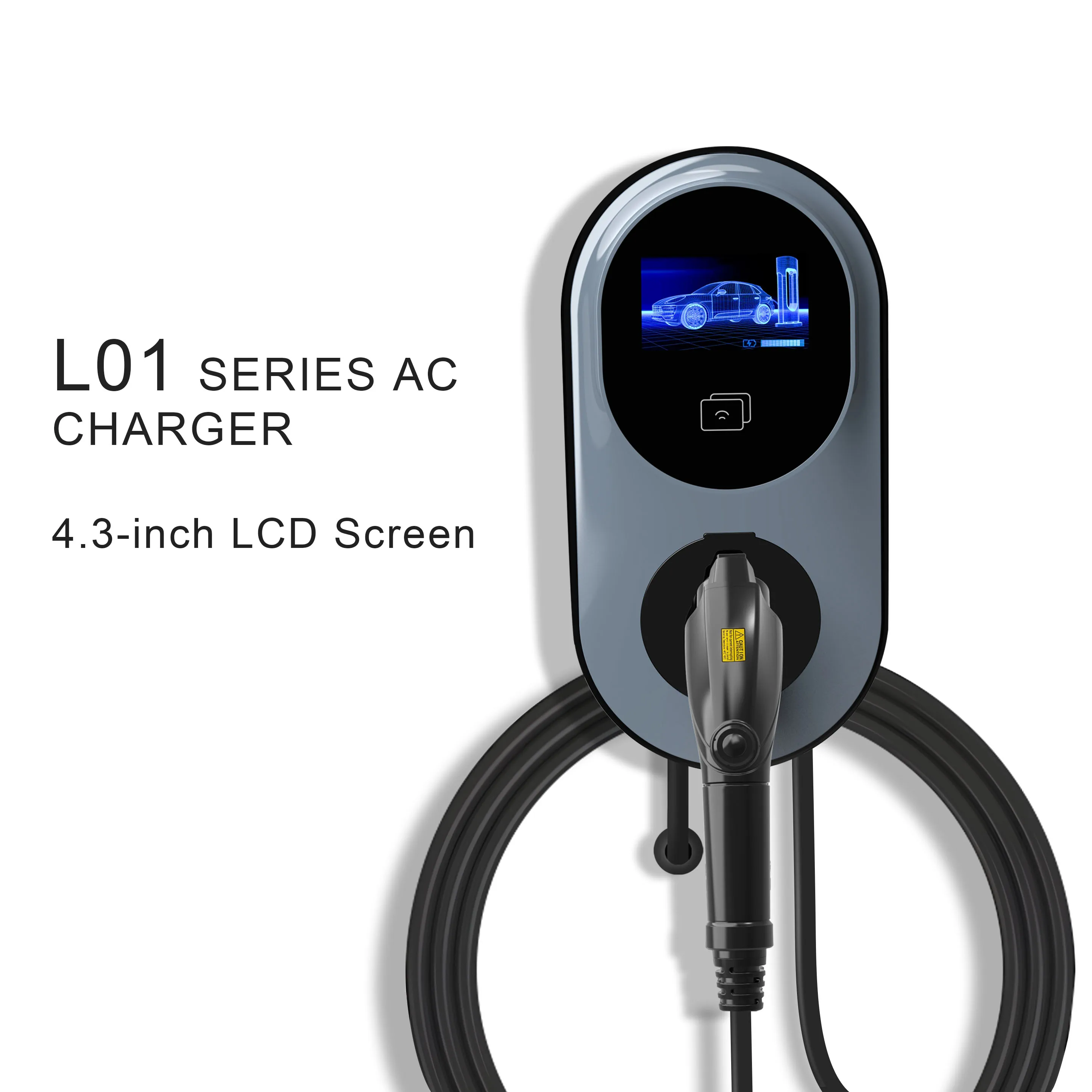 New 48A 11.5kW CE ETL Certified EV Charging Station J1772 Type 1 Plug Level 3 IP65 240V 5m Cable For American Cars Home