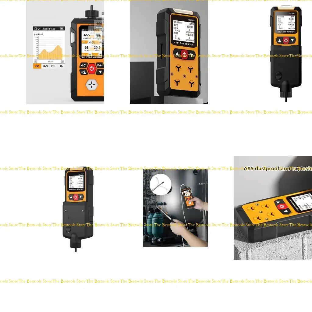 

12PF multifunction Gas Detectors Oxygens Carbon Monoxides H2S Combustible Testing Meter