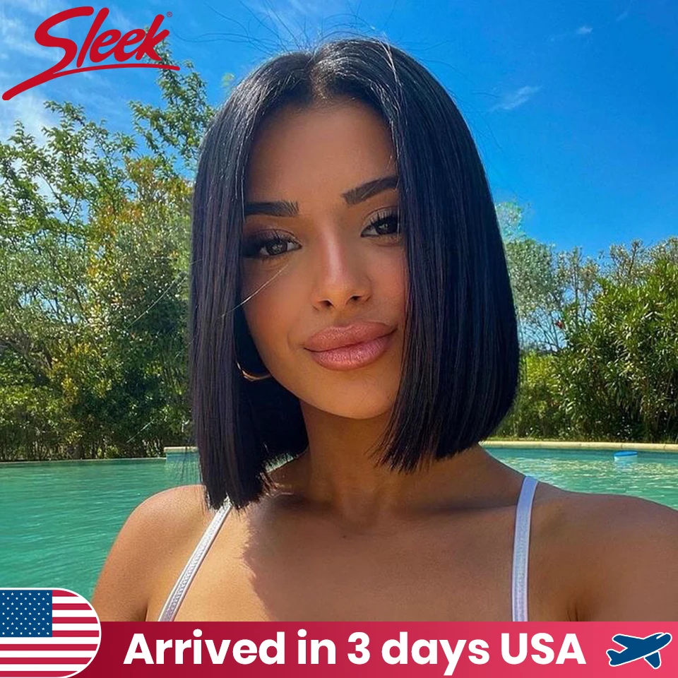 

13x6x1 Lace Front Human Hair Wigs 99J Red Short Bob Lace Wigs TT2/27 Brown Colored Straight Bob Human Hair Wigs For Women
