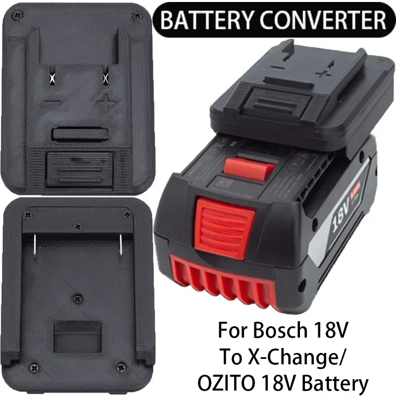 Battery Adapter for Einhell/X-Change/Ozito 18V Series Tools to Bosch 18V Li-Ion Battery Converter Tool Accessories