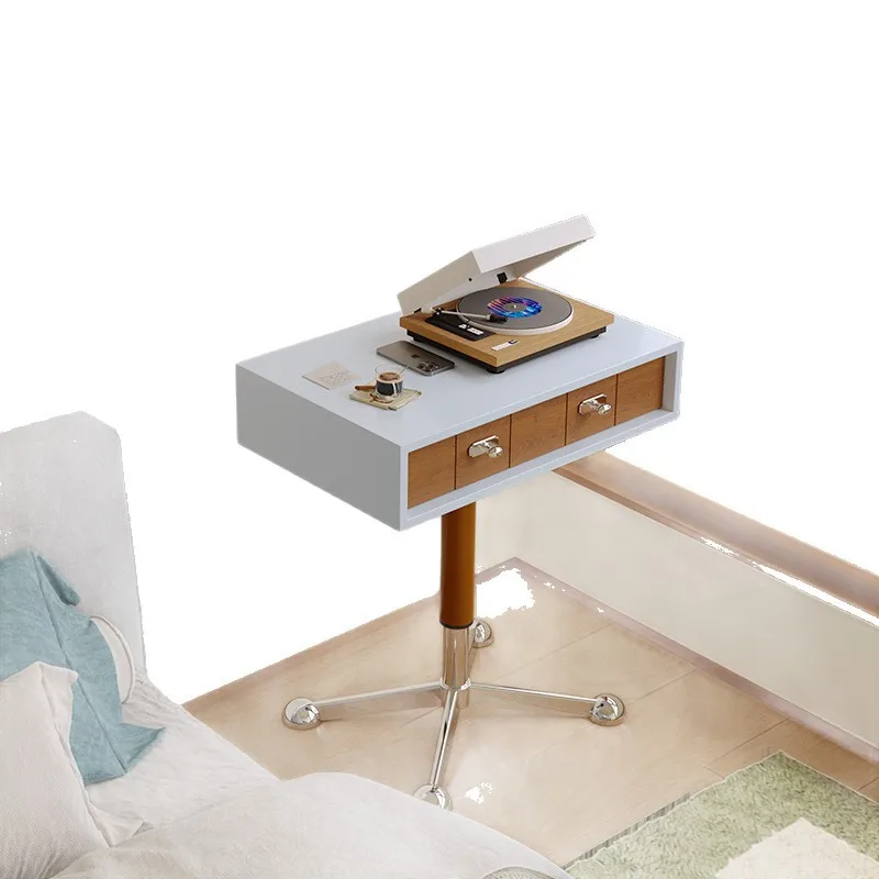 

Medieval dresser small desk living room mobile coffee table side table cream style bedroom lifting makeup table
