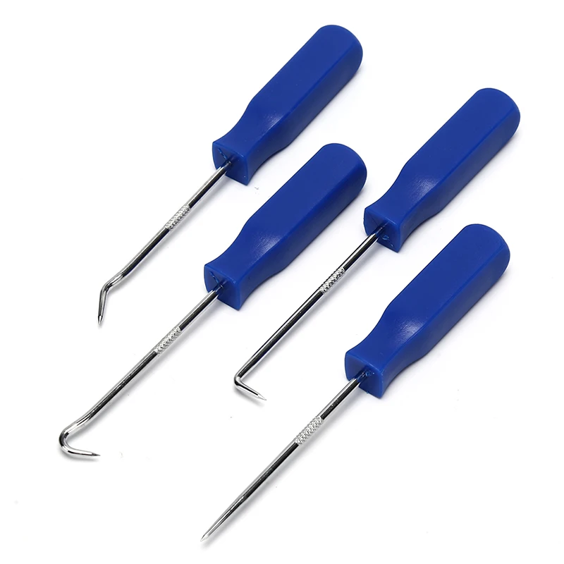 

4x Portable Pick and Car Hook Oil O-Ring Seal Remover Pick Set Craft Hand Tools