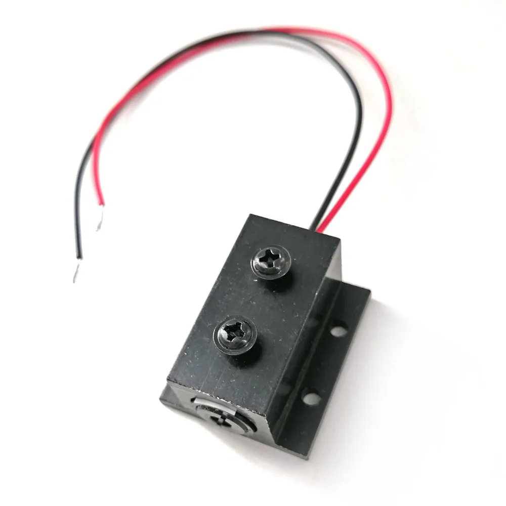 12*30 Inner Focusable 650nm 5mw Red Dot Laser Module 5VDC with Mount For Emboidary Button machine