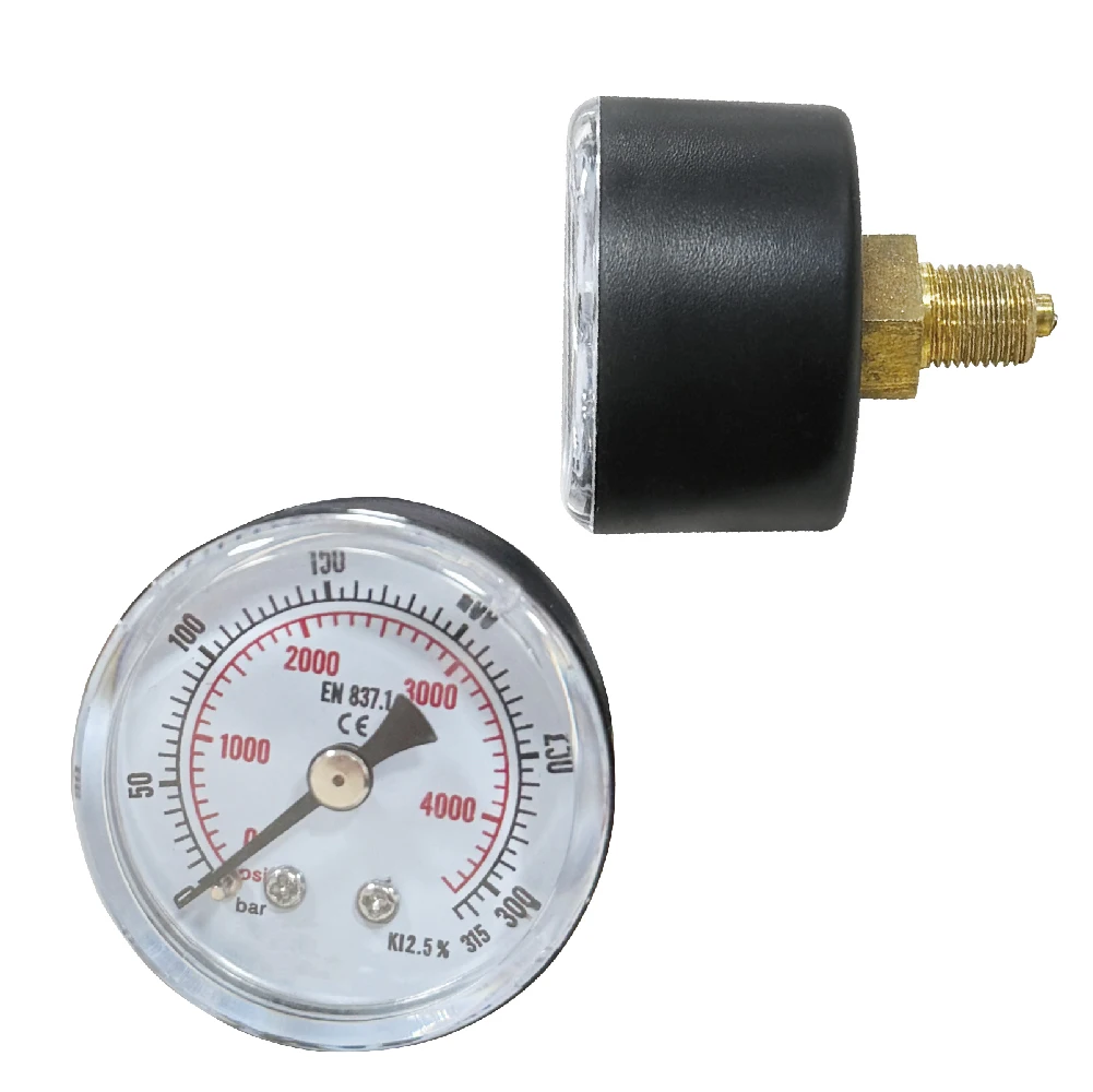 4500psi High Pressure Gauge 40mm diameter with 1/8'' BSP for FX Accessories