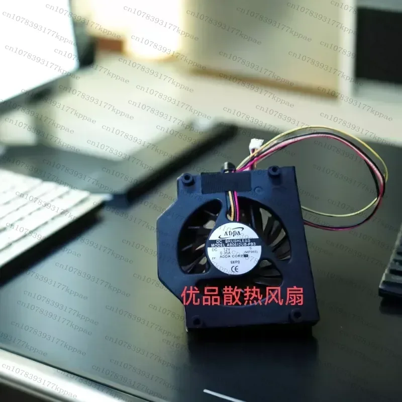 1PCS for ADDA AB0612UB-PB3 12V 0.35A 5CM 3-wire Cooling Fan for MSI Notebook Laptop CPU Cooler Replacement Part
