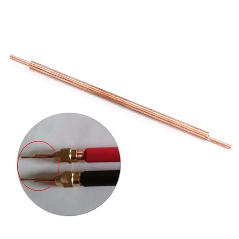 

A45M-50Pc 3X80mm Point Diameter Spot Welding Rods Needles Alumina Copper Welding Rod Electrodes For Spot Welder