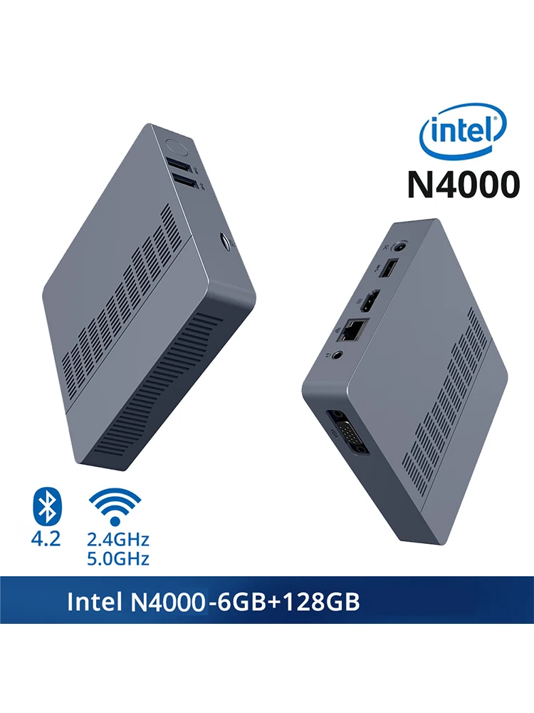 SOYO Mini PC M2 Air Mini Computer 6+128G Windows 11Graphics 600 Intel Gemini Lake N4000 BT 4.0 For Home And Business Mini PC