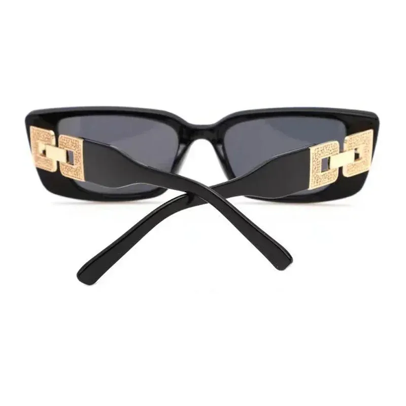 2025 موضة أنثى عصرية صغيرة عين القط النظارات الشمسية النساء خمر العلامة التجارية نظارات شمسية سوداء السيدات ظلال