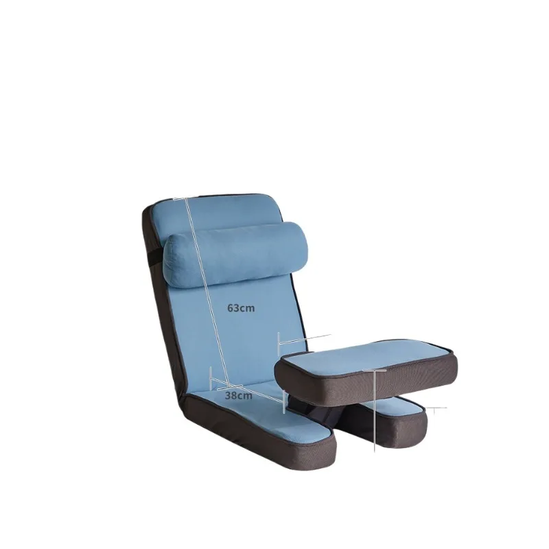 For lazy sofa tatami bay window chair reclining balcony backrest adjustable waist sofa folding